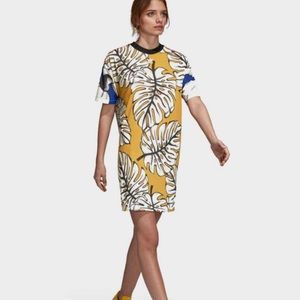 Adidas Multicolor T-shirt Dress Large BRAND NEW!